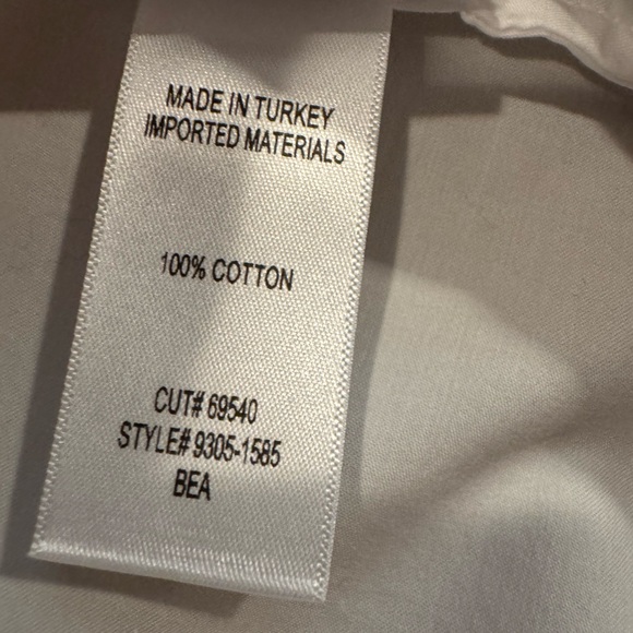 Citizens of Humanity Bea White Cropped Blouse-Size large - Picture 13 of 15